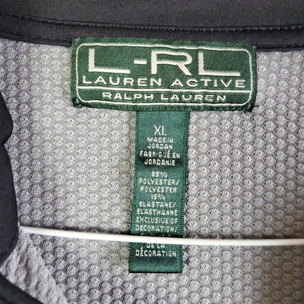 Lauren Ralph Lauren Active Women's S/XL 1/4 Zip Pullover Jacket Gray Lightweight - Picture 2 of 10